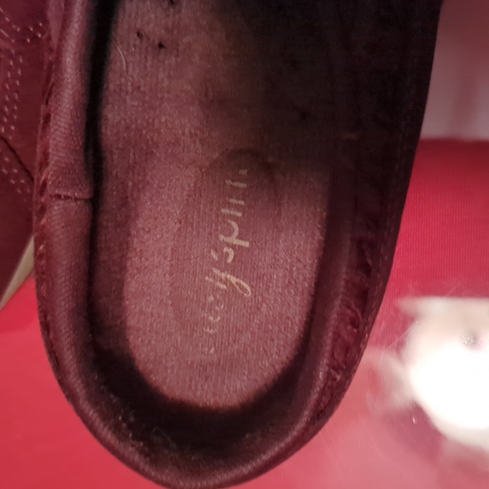 Easy spirit dark red slides - Picture 3 of 6